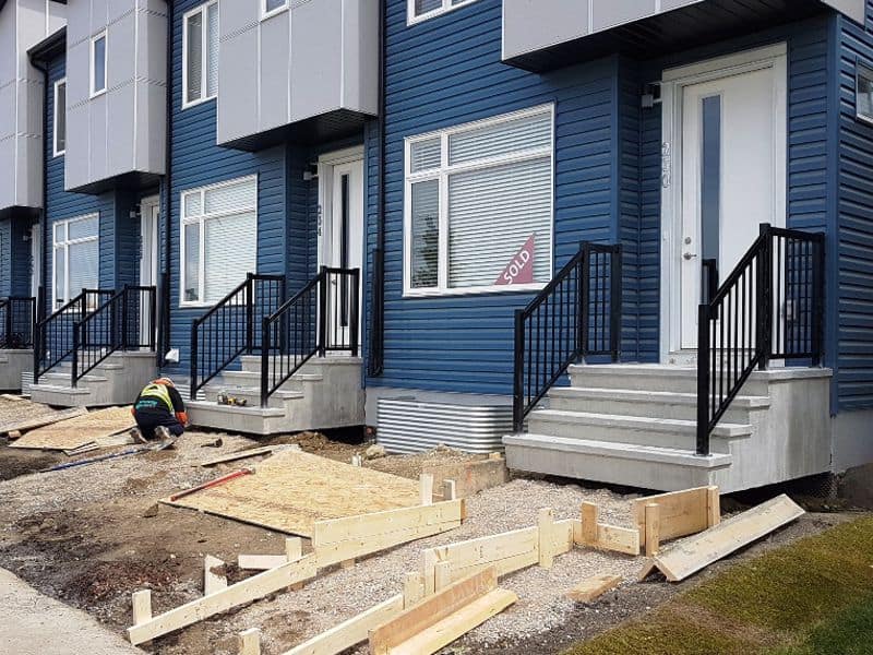 Front Stair Railings Edmonton, AB