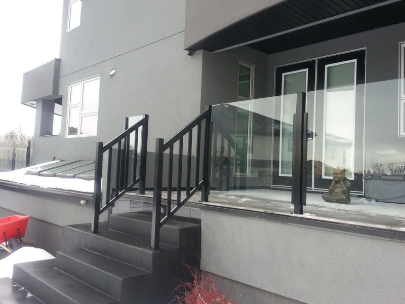 Front Stair Railings Fort Saskatchewan, AB